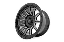 Load image into Gallery viewer, 90 Series Wheel One-Piece Gloss Black w/machined spokes 20x10 6x5.5 -19mm Rough Country