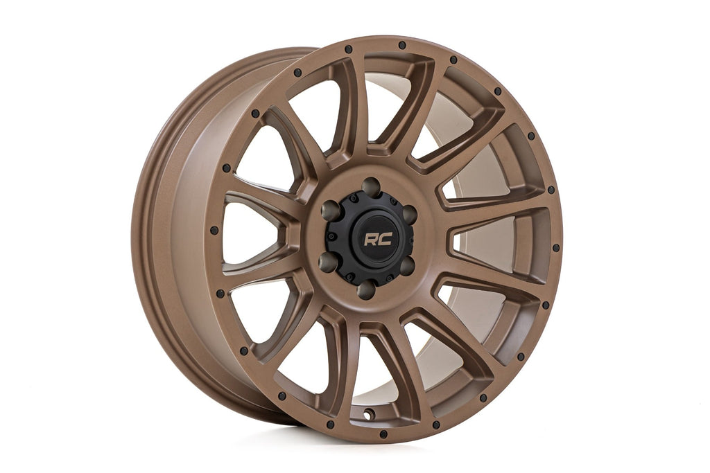 90 Series Wheel One-Piece Bronze 20x10 6x5.5 -25mm Rough Country
