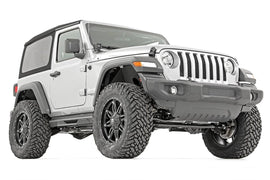 3.5 Inch Jeep Suspension Lift Kit Vertex Reservoir Stage 2 Coils & Control Arm Drop 18-20 Wrangler JL Rubicon-2 Door Rough Country