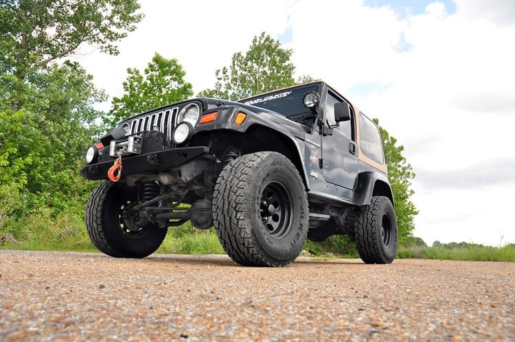 4 Inch Lift Kit M1 Jeep Wrangler TJ (03-06)/Wrangler Unlimited (04-06) Rough Country
