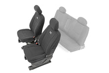 Cargar imagen en el visor de la galería, Neoprene Front Seat Covers Black 14-18 Silverado/Sierra 1500 Rough Country
