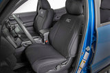 Tacoma Neoprene Front and Rear Seat Covers For 16-Pres Toyota Tacoma Crew Cab Rough Country