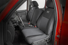 Cargar imagen en el visor de la galería, GM Neoprene Front Seat Covers Black (07-13 1500/11-13 2500) Rough Country