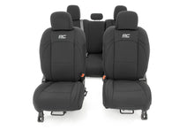Cargar imagen en el visor de la galería, Jeep Neoprene Seat Cover Set Black 20-Up Gladiator JT Rough Country