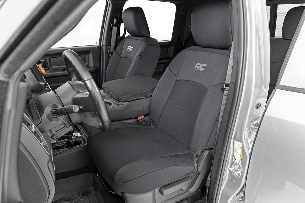 Seat Covers Front Row and Rear Row 60/40 Rear Seat Ram 2500 2WD/4WD (19-23) Rough Country