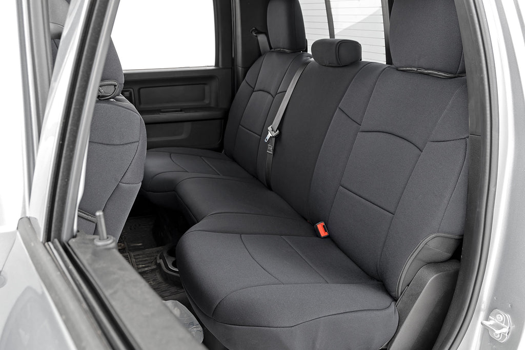 Seat Covers Front Row and Rear Row 60/40 Rear Seat Ram 2500 2WD/4WD (19-23) Rough Country