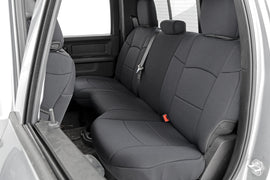 Seat Covers Front Row and Rear Row 60/40 Rear Seat Ram 2500 2WD/4WD (19-23) Rough Country