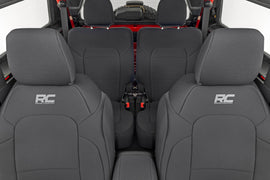 Bronco Seat Covers Bucket Seats Front Row and Rear Row Ford Bronco 2 Door 21-Up Rough Country