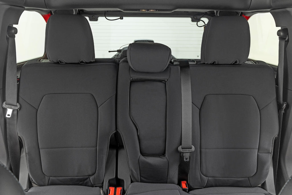 Seat Covers Bucket Seats W/Fold Down RR Armrest FR & RR 4DR Ford Bronco (21-25) Rough Country