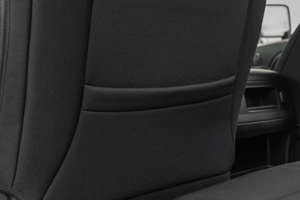 Seat Covers FR Bucket & RR 60/40 Bench Silverado/Sierra 2500HD/3500HD (14-26) Rough Country