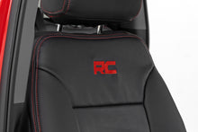 Cargar imagen en el visor de la galería, Leather Seat Covers FR Bucket RR 60/40 Chevy/GMC Sierra 1500 (19-25)/Silverado 1500 (19-26) Rough Country