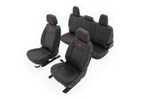Cargar imagen en el visor de la galería, Leather Seat Covers FR Bucket RR 60/40 Chevy/GMC Sierra 1500 (19-25)/Silverado 1500 (19-26) Rough Country