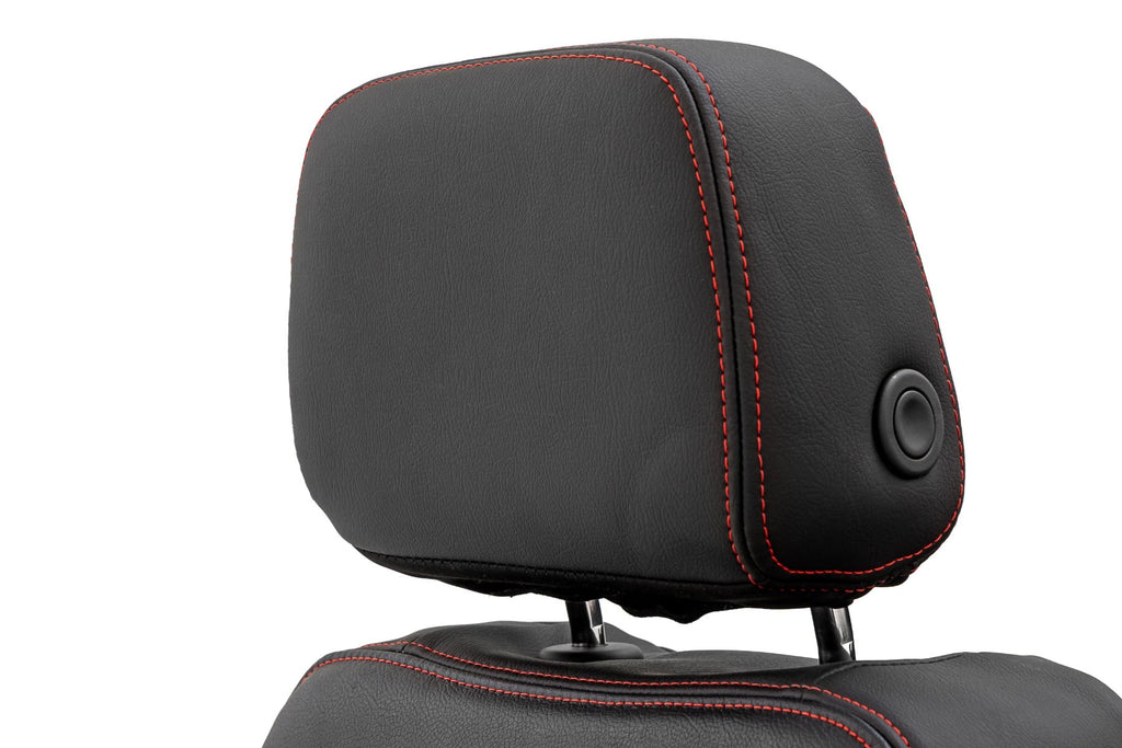 Leather Seat Covers FR Bucket RR 60/40 Chevy/GMC Sierra 1500 (19-25)/Silverado 1500 (19-26) Rough Country