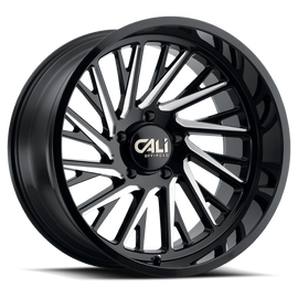 Cast Aluminum Wheels Purge 9114 GB 20x10 Milled Gloss Black 6 On 135 Bolt Pattern -25 Offset Cali Offroad Wheels