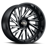 Cast Aluminum Wheels Purge 9114 GB 20x10 Milled Gloss Black 6 On 135 Bolt Pattern -25 Offset Cali Offroad Wheels