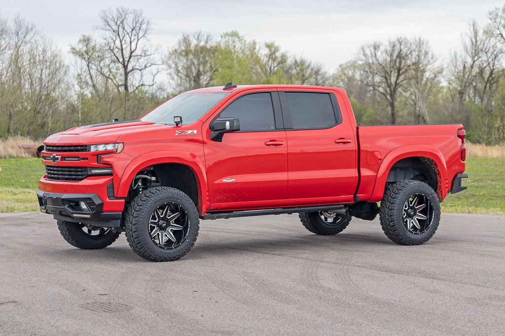 91 Series Milled One-Piece Gloss Black 22x12 6x5.5 -44mm Rough Country