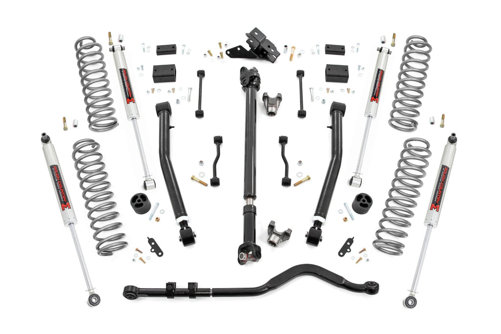 3.5 Inch Lift Kit Adj Lower FR D/S M1 Non-Rubicon Jeep Wrangler Unlimited (24-26) Rough Country