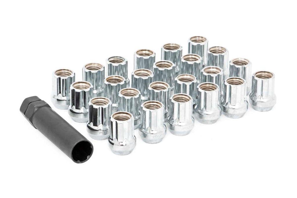 Lug Nut Set 9/16x18 32 Qty Chrome Open End Rough Country