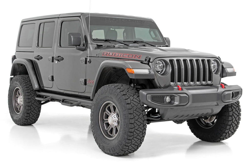 3.5 Inch Lift Kit Adj Lower FR D/S M1R Rubicon Jeep Wrangler Unlimited (24-26) Rough Country