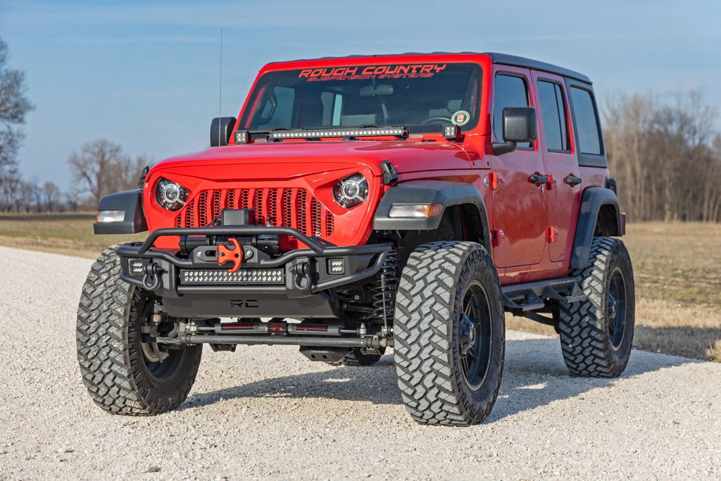 3.5 Inch Lift Kit C/A Drop FR D/S M1R Non-Rubicon Jeep Wrangler Unlimited (24-26) Rough Country