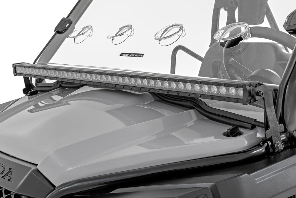 LED Light Cage Mount 40 Inch Black Honda Pioneer 520 Rough Country