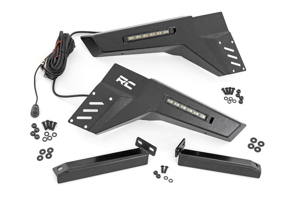 Bumper Wings Stinger 6 Inch Led Combo Honda Pioneer 1000-6 Rough Country