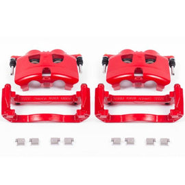 Power Stop 12-19 Ford F-150 Front Red Calipers w/Brackets - Pair