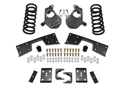 McGaughy's 4/6 Inch Spindle/Flip Kit Lowering Kit 1999-2000 Silverado/Sierra 1500 2WD Regular Cab with T-Style Spindles