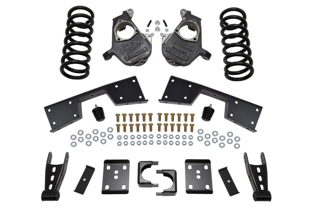 McGaughy's 5/7 Inch Spindle/Flip Kit Lowering Kit 1999-2000 Silverado/Sierra 1500 2WD Regular Cab with T-Style Spindles