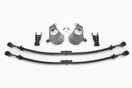 McGaughy's 2/4 Inch Spindle/Leaf Spring Lowering Kit 1999-2006 Silverado/Sierra 1500 2WD with C-Style Spindles