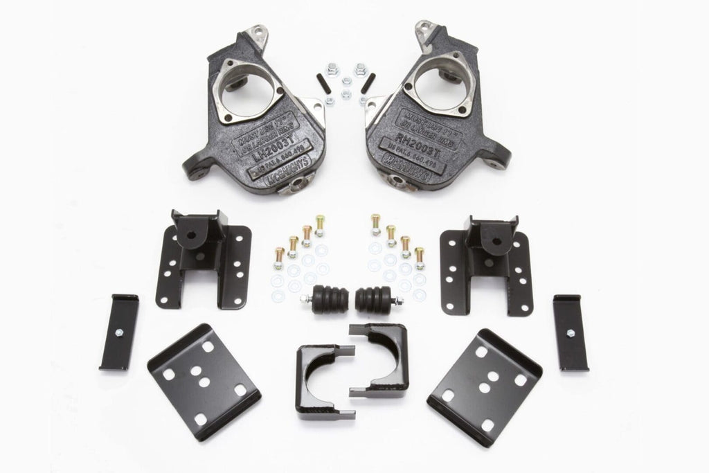 McGaughy's 2/4 Inch Spindle/Flip Kit Lowering Kit 1999-2006 Silverado/Sierra 1500 2WD/4WD