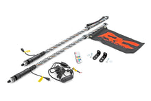 Cargar imagen en el visor de la galería, Polaris LED Whip Light Bed Mount Kit w/LED Whip Lights 12-20 Polaris RZR 170 EFI Rough Country