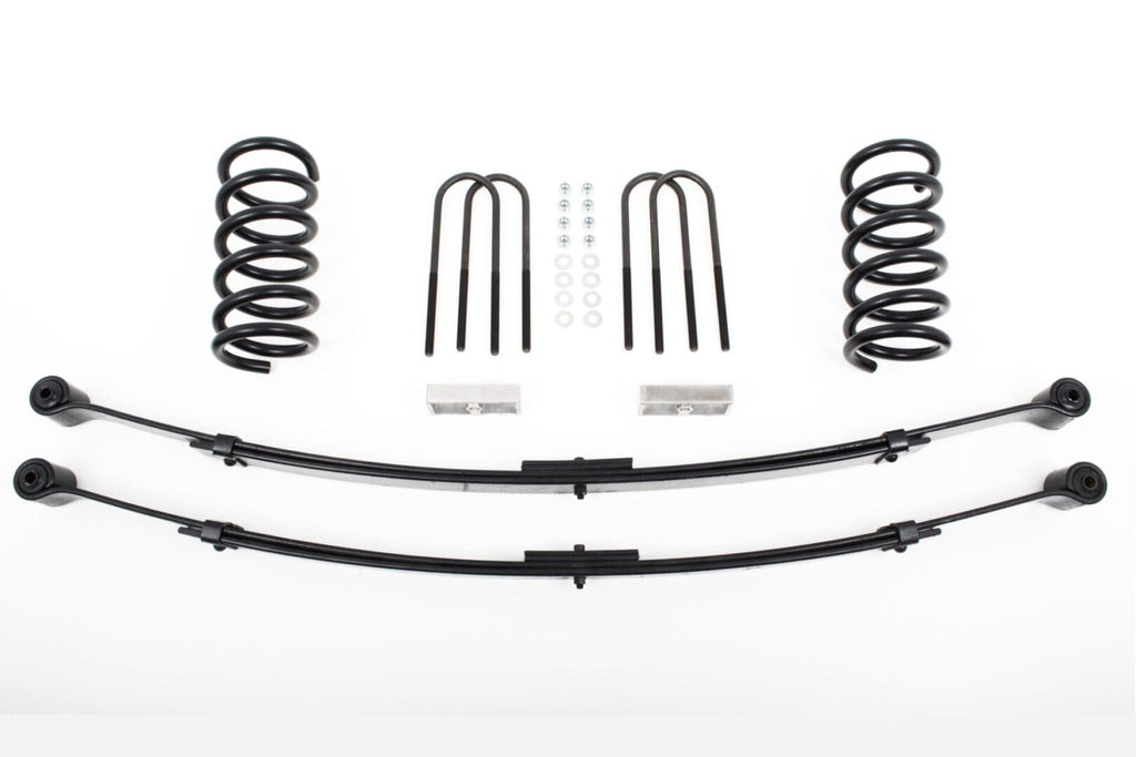 McGaughy's 2/4 Inch Coil/Leaf Spring Lowering Kit 1982-2003 S10/Sonoma 2WD Extended Cab