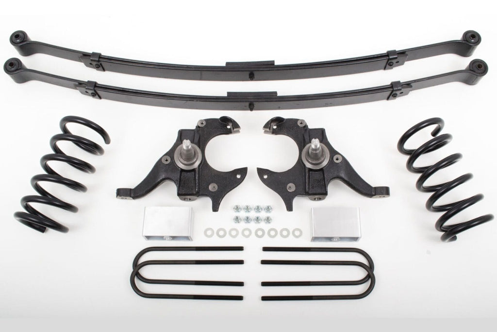 McGaughy's 4/6 Inch Spindle/Leaf Spring Lowering Kit 1982-2003 S10/Sonoma 2WD Extended Cab