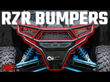 Load image into Gallery viewer, Tubular Bumper Front Black Series LED 6 Light Slim Line Polaris RZR XP1000 Rough Country
