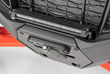 Cargar imagen en el visor de la galería, LED Light Winch Mount Front 10 Inch Black Slimline Polaris RZR Pro R Rough Country