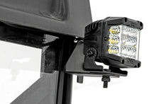 Cargar imagen en el visor de la galería, LED Light RR Cage Mount 2 Inch Black Spot Pair Polaris Ranger 1000/Ranger XP 900/1000 Rough Country