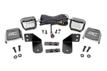 Load image into Gallery viewer, LED Light RR Cage Mount 2 Inch Chrome Pair Wide Angle Polaris Ranger 1000/Ranger XP 900/1000 Rough Country