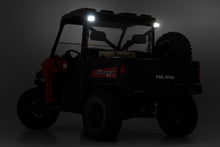 Load image into Gallery viewer, LED Light RR Cage Mount 2 Inch Black Flood Pair Polaris Ranger 1000/Ranger XP 900/1000 Rough Country