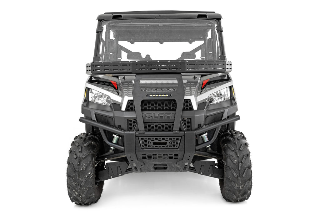 Front Cargo Rack 6 Inch Black Slimline Polaris Ranger XP 900/Ranger XP 1000 Rough Country