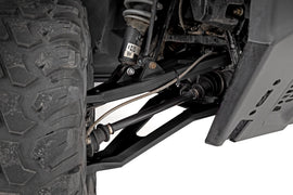 Black Forged Alum High Clearance 2 Inch Fwd Offset Control Arms w/Ball Joints Polaris Ranger 1000XP Rough Country