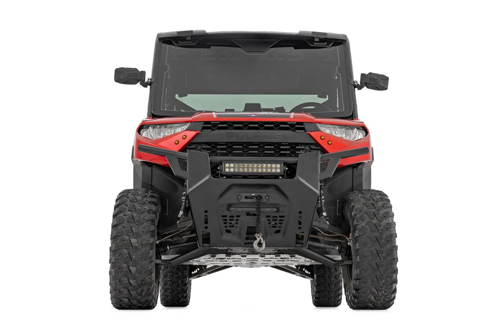 Black Forged Alum High Clearance 2 Inch Fwd Offset Control Arms w/Ball Joints Polaris Ranger 1000XP Rough Country