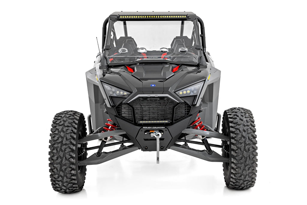 30 Inch Single Row Light Mount Front Black Series Polaris RZR Turbo R Rough Country