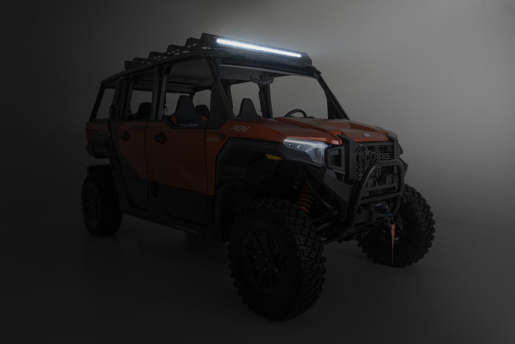 Roof Rack 40 Inch Black Single Row Polaris XPEDITION ADV 5 Rough Country