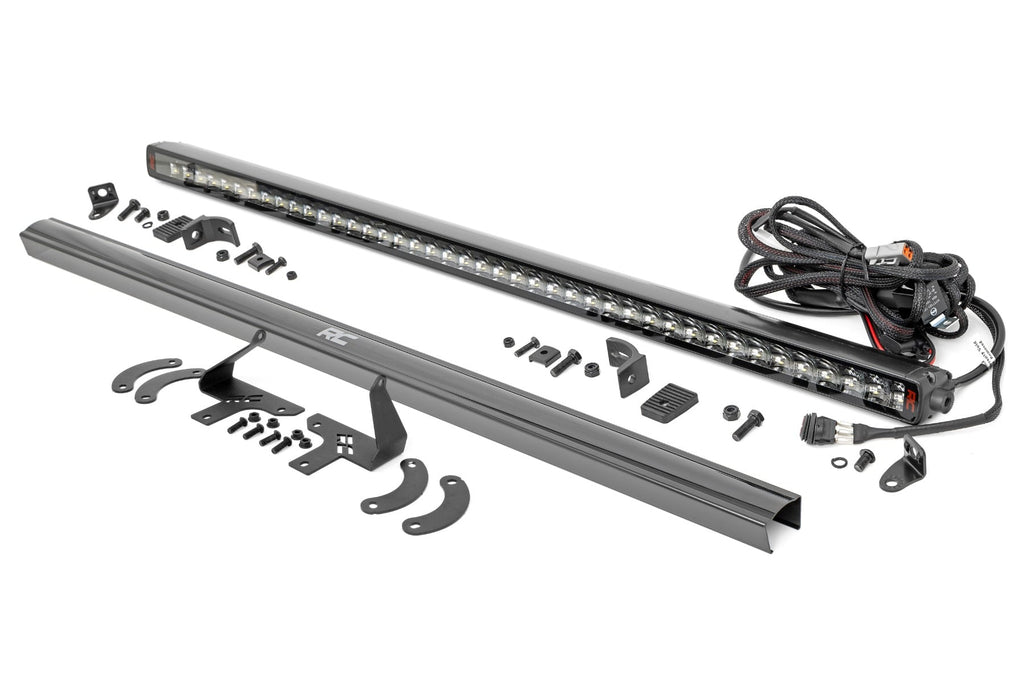 LED Light Kit Front Mount 40 Inch Spectrum Single Row Polaris RZR XP 4 1000 (2024) Rough Country