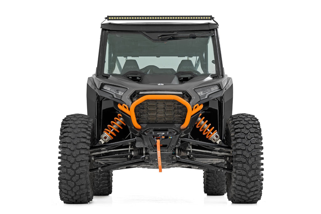 LED Light Kit Front Mount 40 Inch Spectrum Single Row Polaris RZR XP 4 1000 (2024) Rough Country