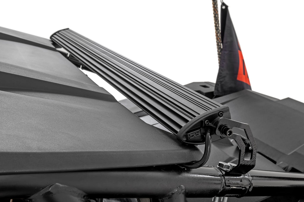 LED Light Kit Rear Mount 40 Inch Black Single Row Polaris RZR 1000XP4 (2024) Rough Country