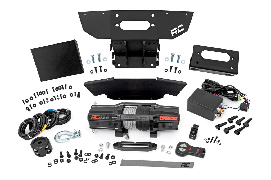Winch Mount Front RS6500S Polaris RZR XP1000-4 (2024) Rough Country