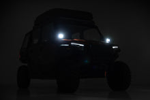 Cargar imagen en el visor de la galería, LED Light Kit Front Mount 3 Inch Chrome Pair Wide Angle Polaris XPEDITION ADV 5 Rough Country
