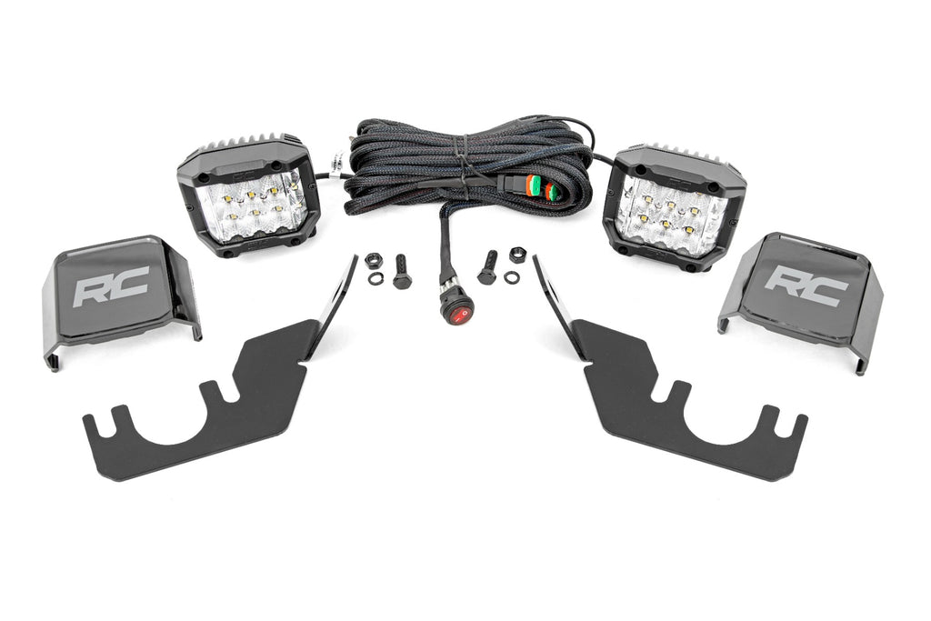 LED Light Rear Mount 3 Inch OSRAM Kawasaki Teryx 4 1000/Teryx 800 Rough Country